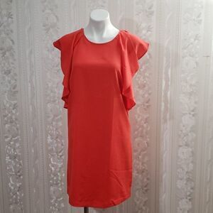 BCBG Ruffle Sleeves Summer Dress